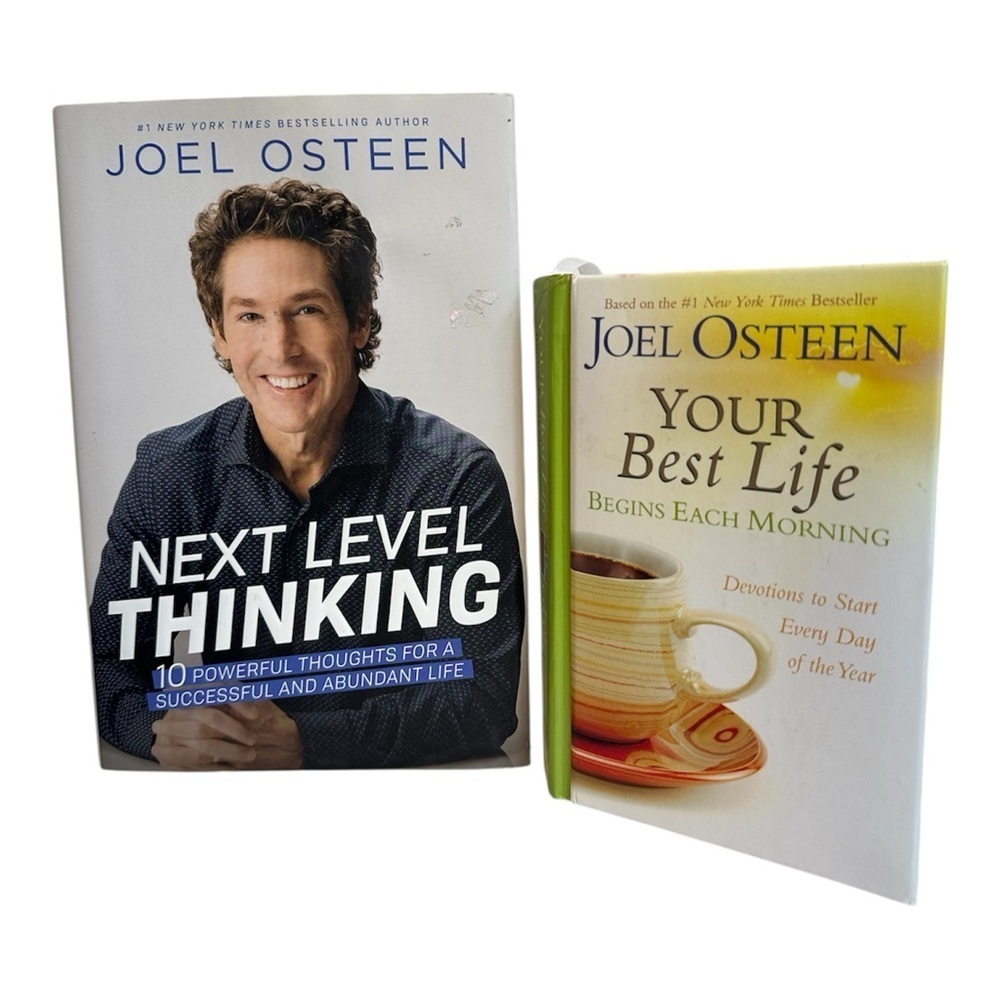 Joel Osteen Books Next Level Thinking Your Best Life Book Bundle